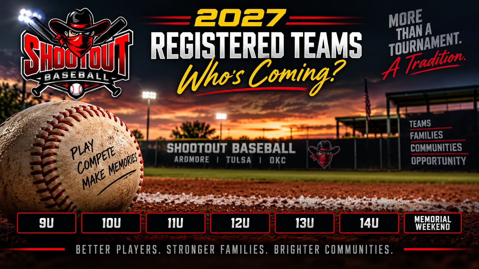 Shootout Baseball 2027 Registered Teams